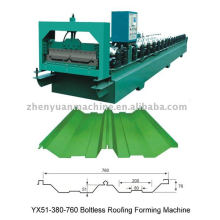 YX760 connect joint hidden style roof sheet roll forming machine and other panel making machinery of top quality!